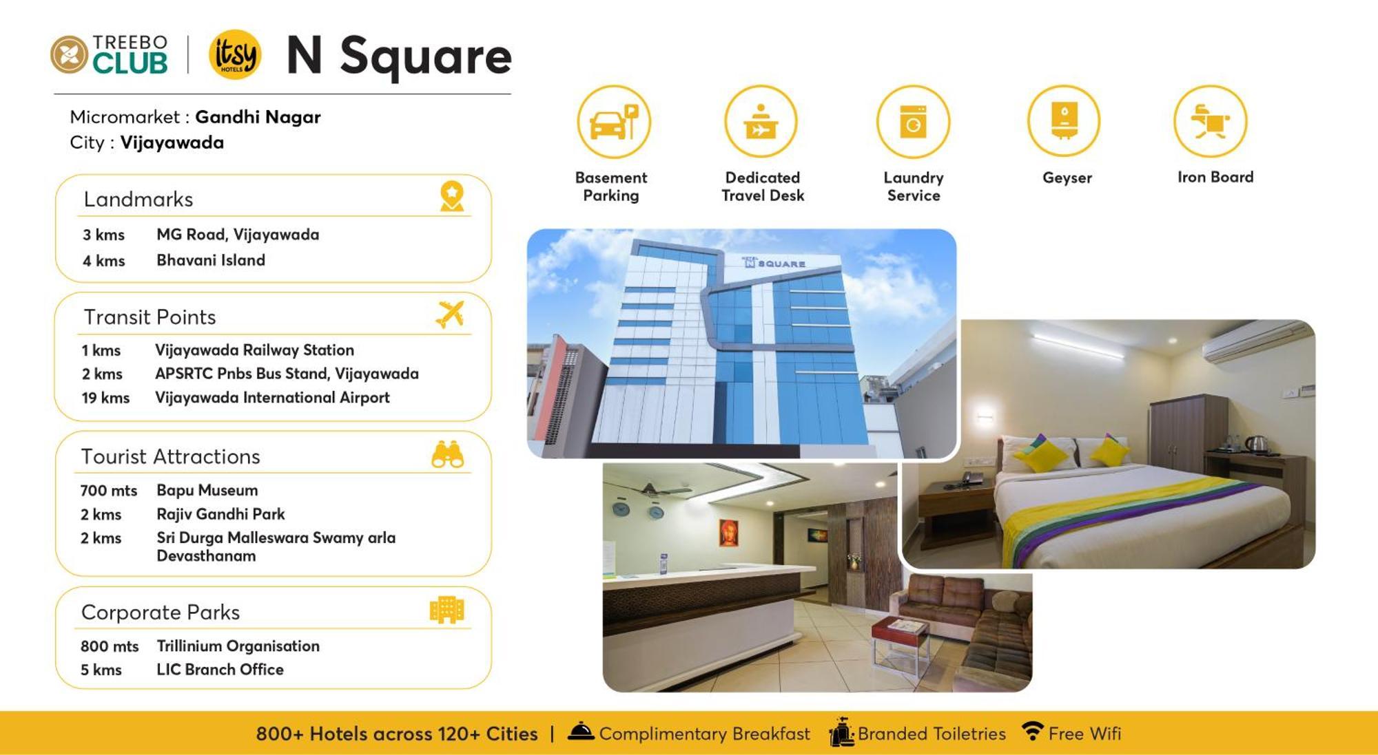 Itsy Hotels N Square Vijayawāda المظهر الخارجي الصورة